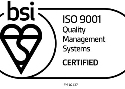 bsi ISO 9001 Quality Management Systems Certified logo